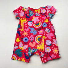 Load image into Gallery viewer, Girls Anko, colourful cotton romper, EUC, size 000,  