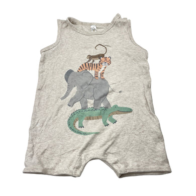 Unisex Dymples, organic cotton romper, GUC, size 1,  