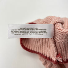 Load image into Gallery viewer, Girls Target, knit hat / beanie, embroidered flowers, EUC, size 1-3,  
