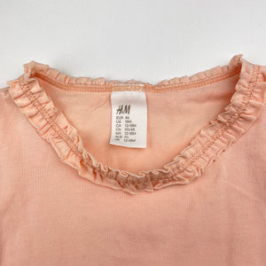 Girls H&M, stretchy long sleeve tee / top, EUC, size 1-2,  