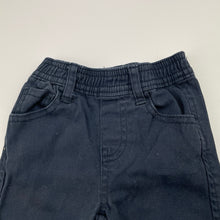 Load image into Gallery viewer, Boys DKNY, stretch cotton pants / bottoms, elasticated, GUC, size 00,  
