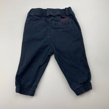 Load image into Gallery viewer, Boys DKNY, stretch cotton pants / bottoms, elasticated, GUC, size 00,  