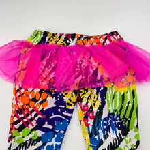 Load image into Gallery viewer, Girls WEISSMANN, colourful dance leggings / pants, EUC, size 4-5,  