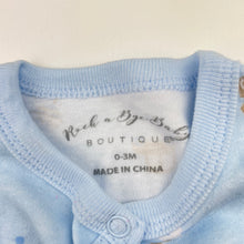 Load image into Gallery viewer, Unisex Rock a Bye Baby, cotton coverall / romper, EUC, size 000,  