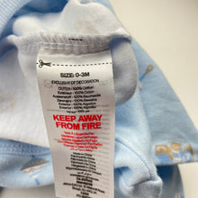 Load image into Gallery viewer, Unisex Rock a Bye Baby, cotton coverall / romper, EUC, size 000,  