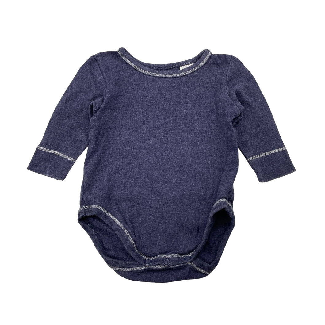 Unisex Underworks, brushed cotton thermal bodysuit / romper, GUC, size 00,  
