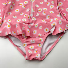 Load image into Gallery viewer, Girls SHEIN, floral long sleeve swim one-piece, EUC, size 1,  