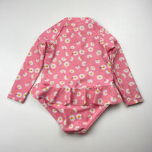 Load image into Gallery viewer, Girls SHEIN, floral long sleeve swim one-piece, EUC, size 1,  