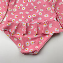 Load image into Gallery viewer, Girls SHEIN, floral long sleeve swim one-piece, EUC, size 1,  