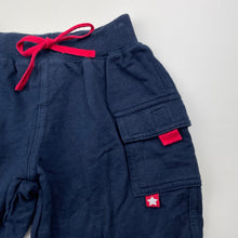 Load image into Gallery viewer, Boys NOW, vintage navy cotton pants / bottoms, elasticated, GUC, size 00,  