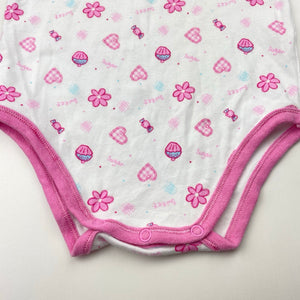 Girls NOW, cotton bodysuit / romper, GUC, size 0,  