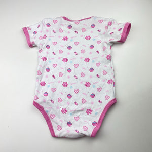 Girls NOW, cotton bodysuit / romper, GUC, size 0,  