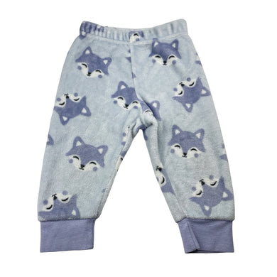 Unisex Baby Berry, fleece winter pyjama pants, foxes, FUC, size 1,  