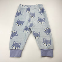 Load image into Gallery viewer, Unisex Baby Berry, fleece winter pyjama pants, foxes, FUC, size 1,  