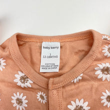 Load image into Gallery viewer, Girls Baby Berry, floral cotton romper, GUC, size 1,  