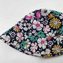 Load image into Gallery viewer, Girls Wavezone, reversible floral swim hat, GUC, size 6-8,  