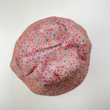 Load image into Gallery viewer, Girls floral, reversible sun hat, EUC, size 3-5,  