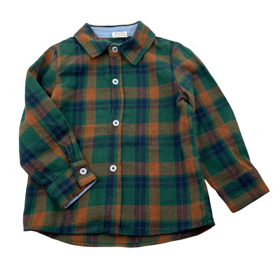 Boys vintage, checked long sleeve shirt, GUC, size 3,  