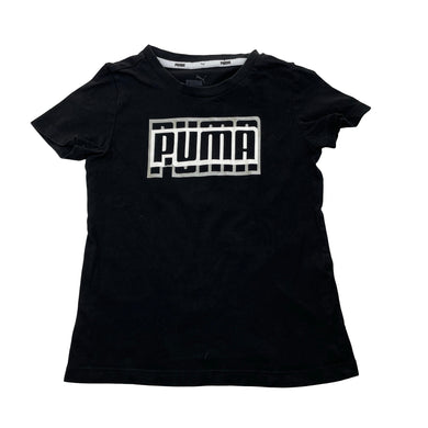 Girls Puma, cotton blend sports / activewear tee / top, EUC, size 5-6,  
