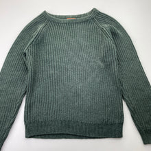 Load image into Gallery viewer, Boys Tilt, khaki ribbed knit sweater / jumper, armpit to armpit: 35cm, armpit to cuff: 33cm, EUC, size 7-8,  