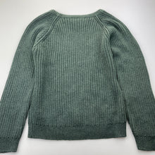 Load image into Gallery viewer, Boys Tilt, khaki ribbed knit sweater / jumper, armpit to armpit: 35cm, armpit to cuff: 33cm, EUC, size 7-8,  
