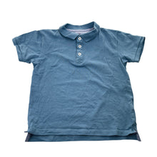 Load image into Gallery viewer, Boys ZY Collection, blue polo shirt top, GUC, size 7-8,  
