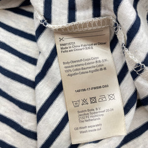 Boys SCOTCH & SODA, striped cotton long sleeve tee / top, NEW, size 14,  