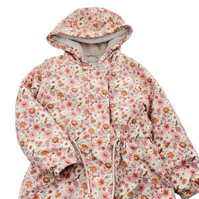 Girls Target, floral hooded jacket / coat, EUC, size 6,  