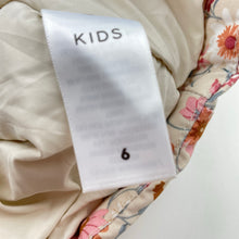 Load image into Gallery viewer, Girls Target, floral hooded jacket / coat, EUC, size 6,  