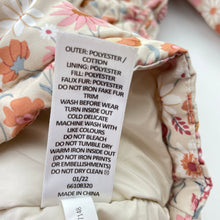 Load image into Gallery viewer, Girls Target, floral hooded jacket / coat, EUC, size 6,  