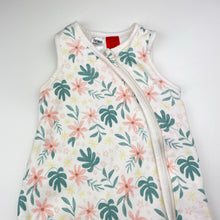 Load image into Gallery viewer, Girls Anko, wadded floral organic cotton sleeping bag, EUC, size 0000,  