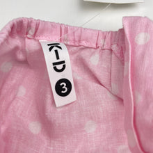 Load image into Gallery viewer, Girls KID, linen/viscose summer dress, NEW, size 3, L: 55cm