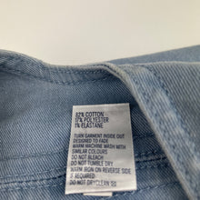 Load image into Gallery viewer, Girls Anko, stretch denim overalls dress / pinafore, EUC, size 3, L: 52cm