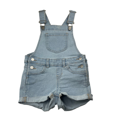 Girls Target, stretch denim overalls / shortalls, FUC, size 3,  