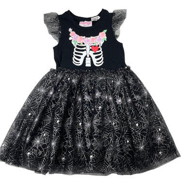 Girls Mango, cotton-lined tulle Halloween dress, EUC, size 2, L: 50cm