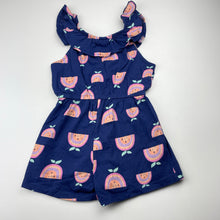 Load image into Gallery viewer, Girls Mango, cotton summer playsuit, EUC, size 3,  