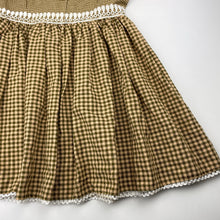 Load image into Gallery viewer, Girls vintage, checked sleeveless dress, EUC, size 4, L: 52cm