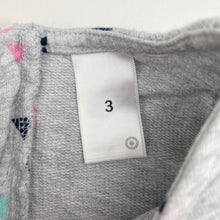 Load image into Gallery viewer, Girls Target, cotton long sleeve dress, EUC, size 3, L: 48cm at front