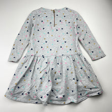 Load image into Gallery viewer, Girls Target, cotton long sleeve dress, EUC, size 3, L: 48cm at front