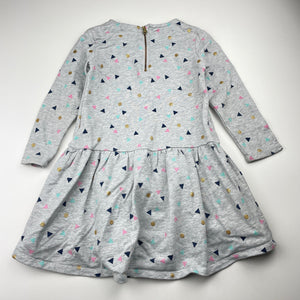 Girls Target, cotton long sleeve dress, EUC, size 3, L: 48cm at front
