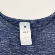 Load image into Gallery viewer, Girls Target, lightweight knit long sleeve dress, EUC, size 3, L: 50cm
