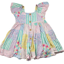 Load image into Gallery viewer, Girls floral, summer dress, armpit to armpit: 28.5cm, EUC, size 3-4, L: 50cm