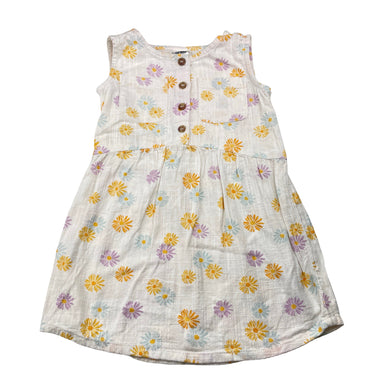 Girls Anko, floral cotton summer dress, EUC, size 3, L: 48cm