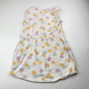 Girls Anko, floral cotton summer dress, EUC, size 3, L: 48cm
