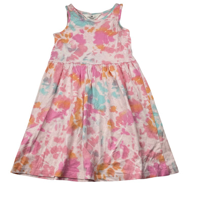 Girls H&M, colourful cotton summer dress, EUC, size 5-6, L: 59cm