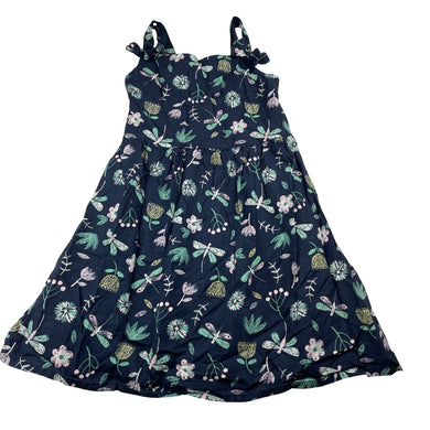 Girls Anko, lightweight floral cotton summer dress, GUC, size 5, L: 54cm