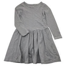 Load image into Gallery viewer, Girls Cotton On, striped cotton long sleeve dress, GUC, size 6, L: 61cm