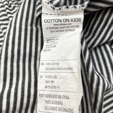 Load image into Gallery viewer, Girls Cotton On, striped cotton long sleeve dress, GUC, size 6, L: 61cm