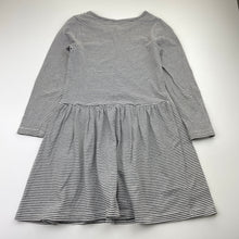 Load image into Gallery viewer, Girls Cotton On, striped cotton long sleeve dress, GUC, size 6, L: 61cm