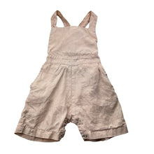 Load image into Gallery viewer, Girls HUBBLE + DUKE, pink linen overalls / shortalls, GUC, size 0,  